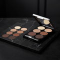 6-Shade Matte Contour Palette open with swatches